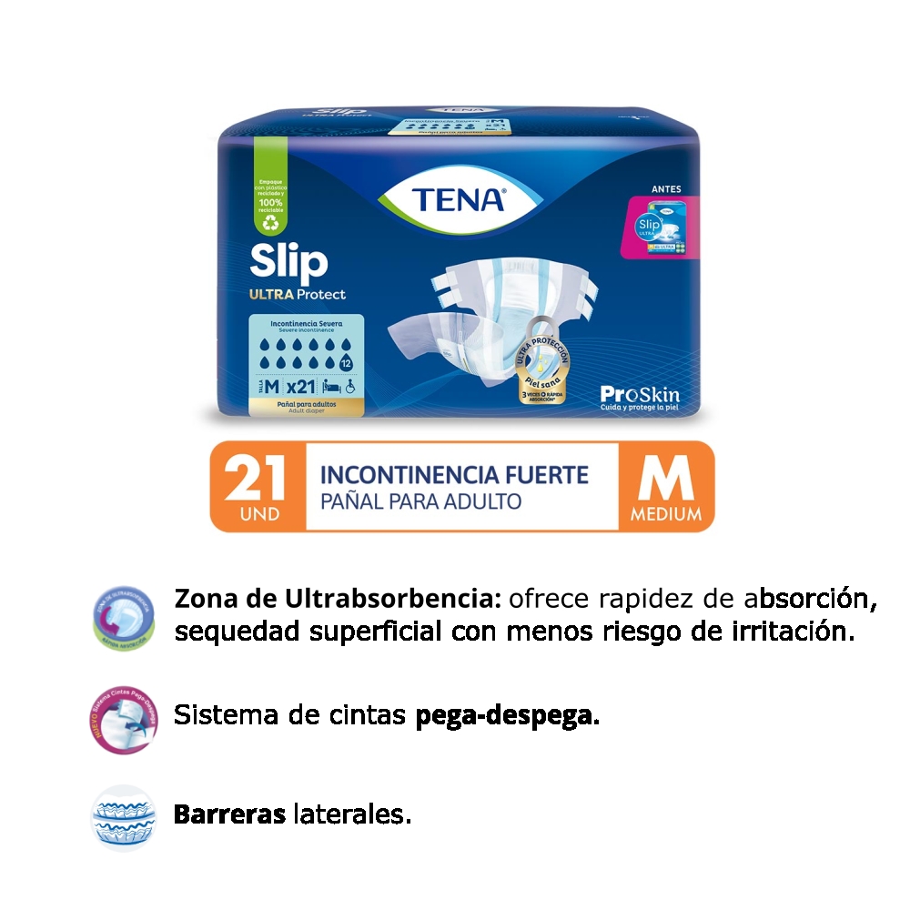 Características Tena Ultra Slip M